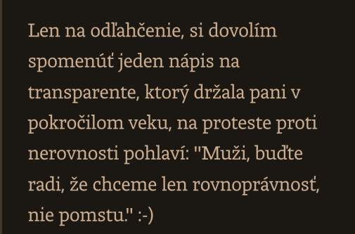 So far, So good ale bude aj pomsta zda sa